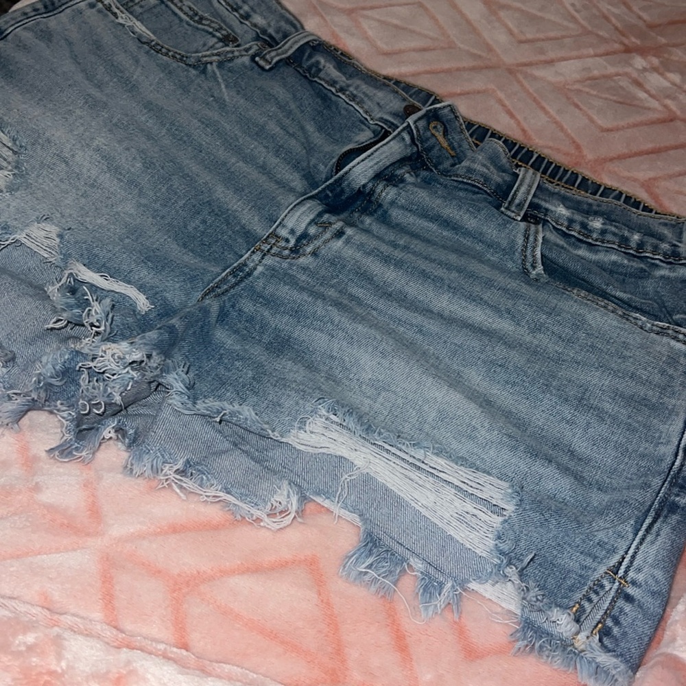Aerie Jean stretchable shorts